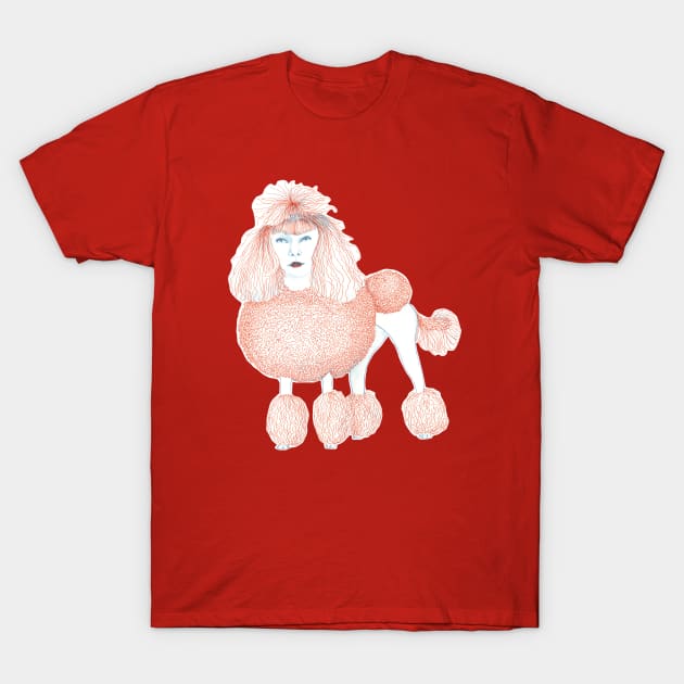 Weird poodles - Ginger dye T-Shirt by VrijFormaat